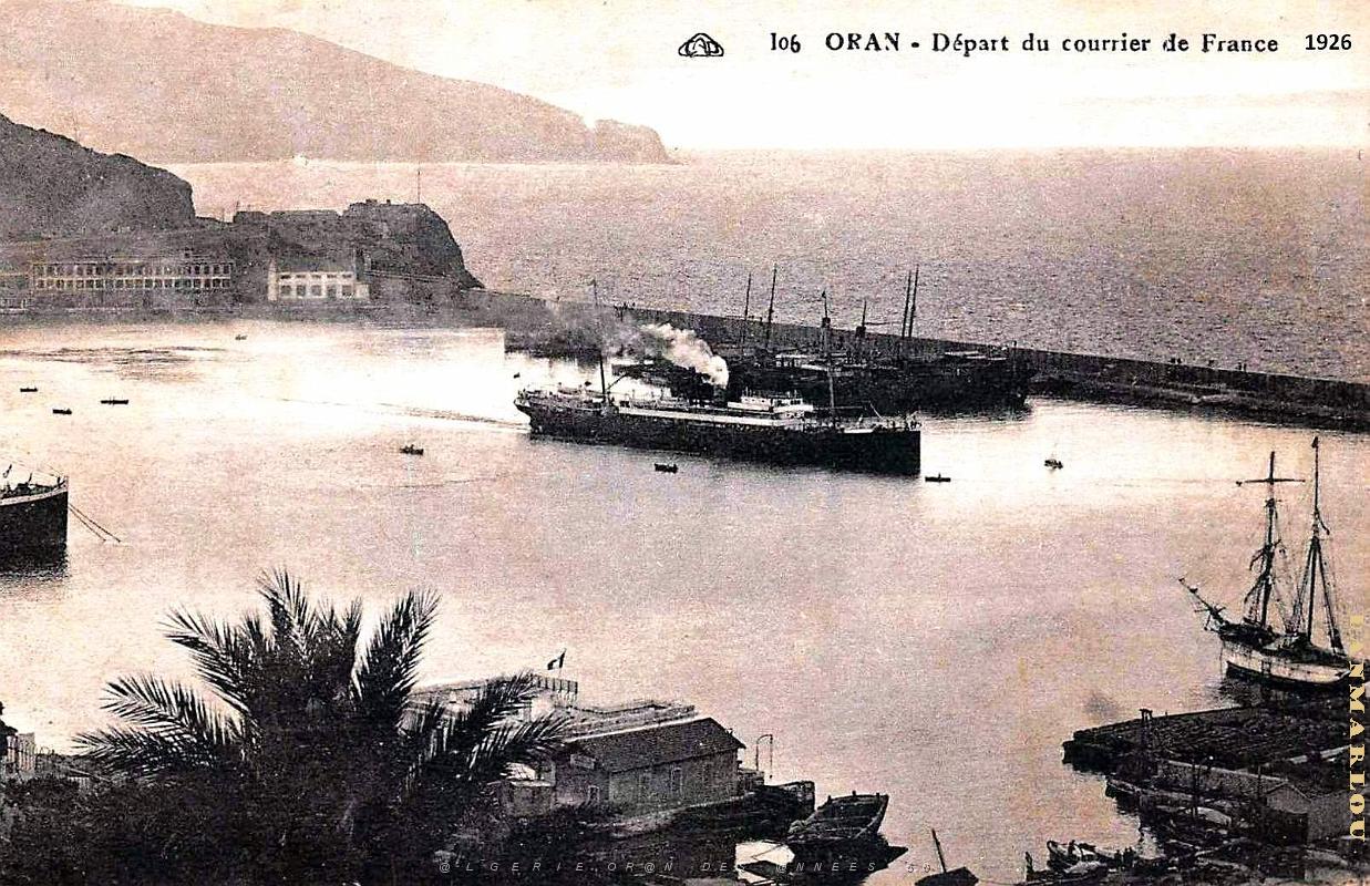 Oran - Depart du Courrier de France- 1926.jpg